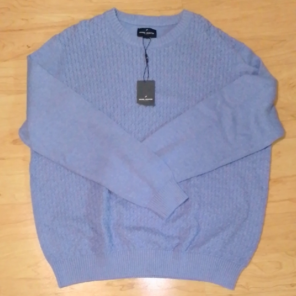 Daniel Hechter Cable Knit Crewneck Cotton Sweater XXL